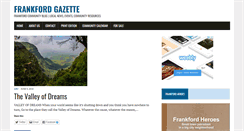 Desktop Screenshot of frankfordgazette.com